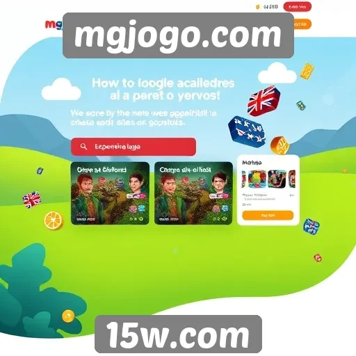 Acessibilidade e design do site mgjogo.com