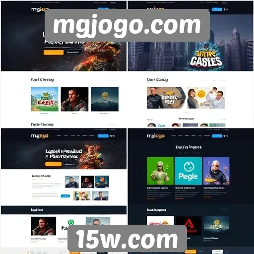 Evolução do design do site mgjogo.com ao longo do tempo
