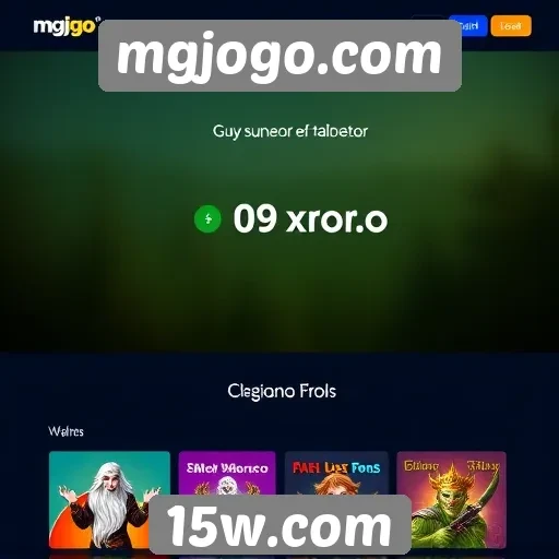 novidades no design de interface do site mgjogo.com