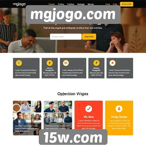 Características do design do site mgjogo