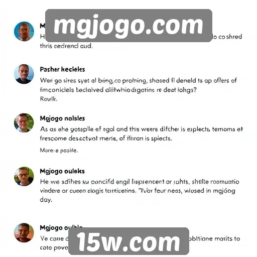 Feedback dos usuários sobre a experiência no mgjogo.com
